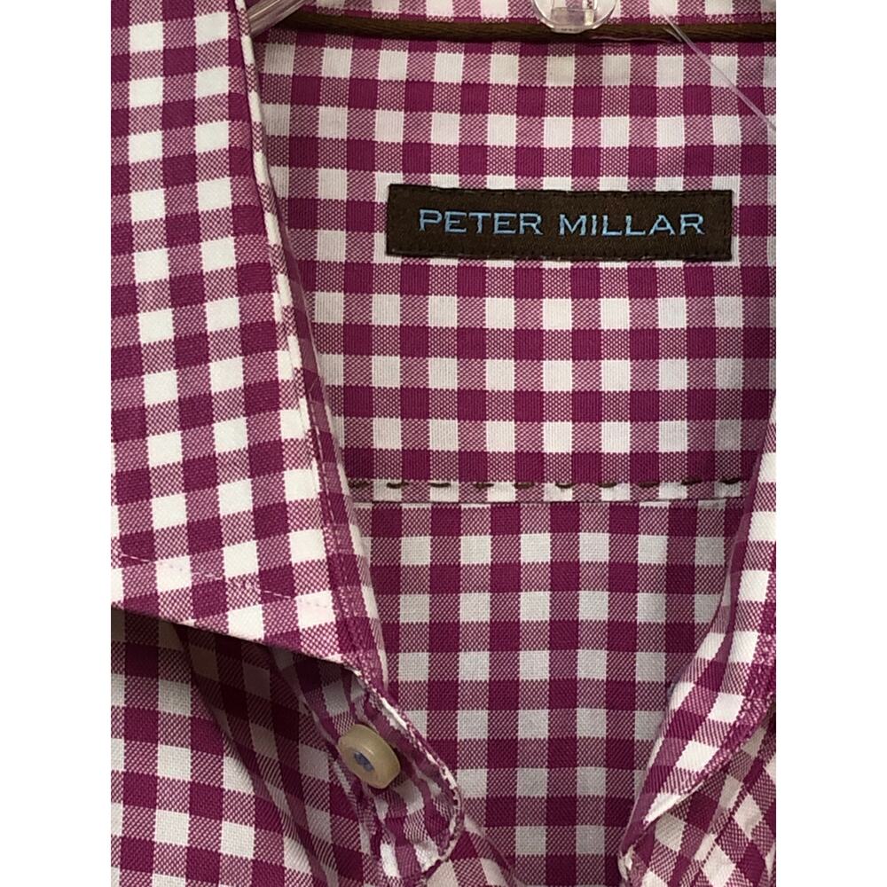Peter Millar Pink & White Long Sleeve Button Down Shirt Men's size xl - Picture 2 of 4